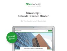 Tablet Screenshot of fair-concept.net